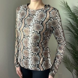 SHEIN | Snake Skin Long Sleeve